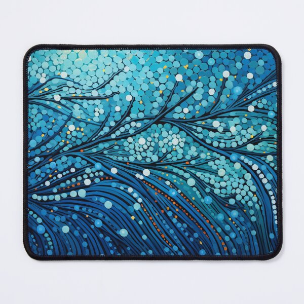 Item preview, Aboriginal Inspired Dot Art - Frosty Branch designed and sold by GrinGalore.