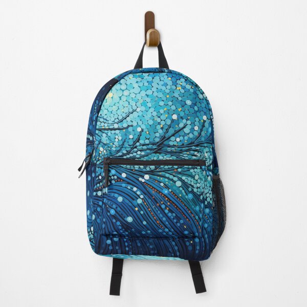Item preview, Aboriginal Inspired Dot Art - Frosty Branch designed and sold by GrinGalore.