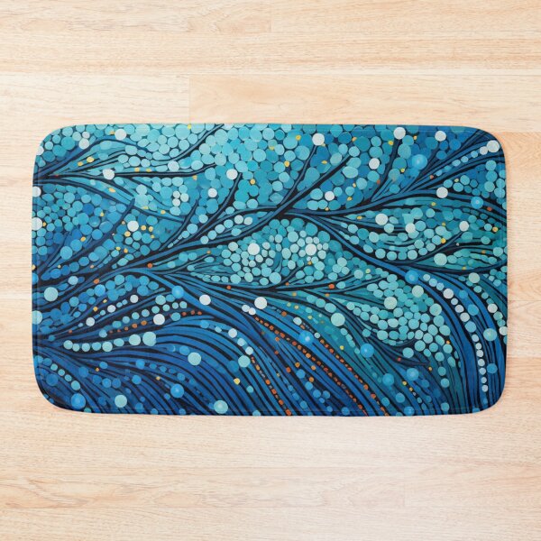 Item preview, Aboriginal Inspired Dot Art - Frosty Branch designed and sold by GrinGalore.