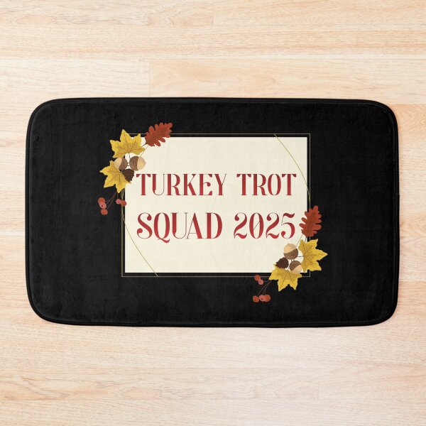 Item preview, Turkey Trot Squad 2025 - Elegant Autumn Leaves Design designed and sold by PROPera-design.