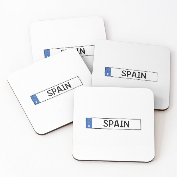 Item preview, Spain License Plate Design – Minimalist European Travel Aesthetic designed and sold by Aesthetic Atlas.