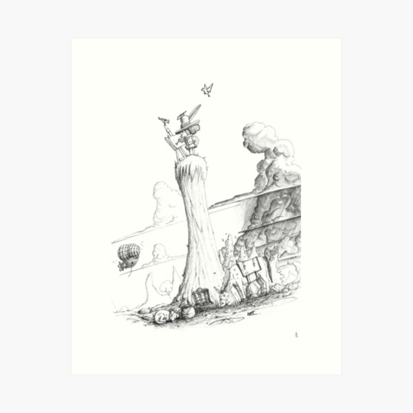 The painter Art Print