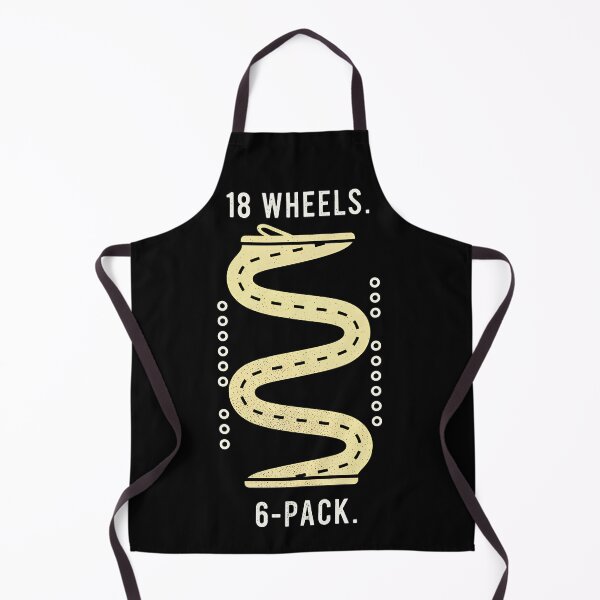 Item preview, 18 Wheels 6 Pack – Funny Trucker Beer Road Life designed and sold by Imaginationbeyond.