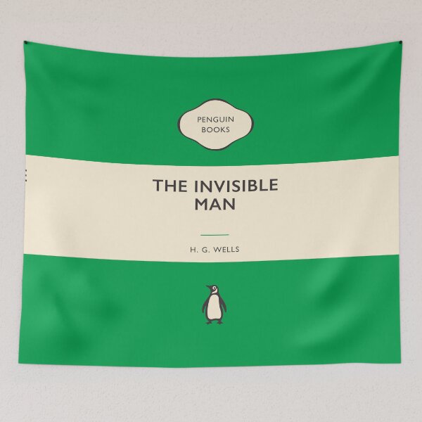 Item preview, The Invisible Man H. G. Wells Penguin Book Cover designed and sold by iconikit.