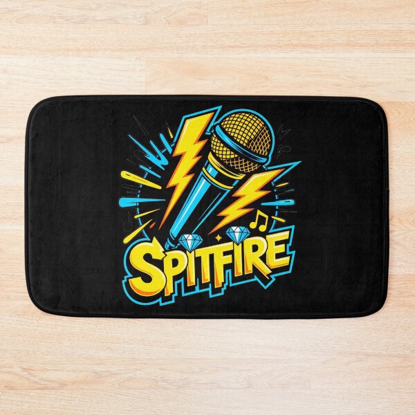 Item preview, Microphone Spitfire Hip Hop designed and sold by SteezeeStore.