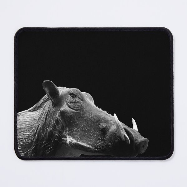 Item preview, Head of a warthog – Mighty tusks / Swiss Artwork Photography designed and sold by Raphael Wolf.