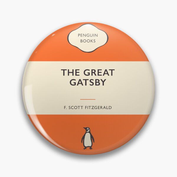 Item preview, The Great Gatsby F. Scott Fitzgerald Penguin Book Cover designed and sold by iconikit.