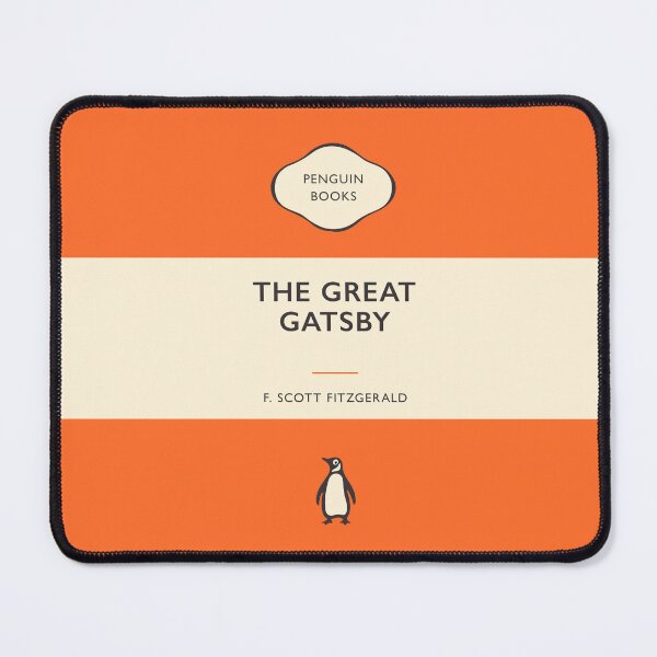 Item preview, The Great Gatsby F. Scott Fitzgerald Penguin Book Cover designed and sold by iconikit.