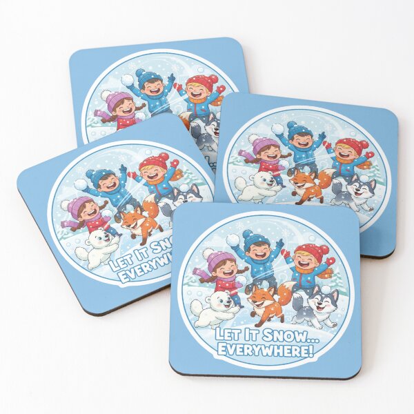 Item preview, Let It Snow Everywhere – Joyful Winter Fun designed and sold by PrintBreeze.
