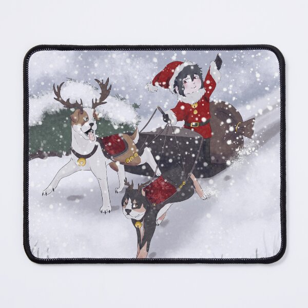 Item preview, Christmas dogs happy times snow designed and sold by Honeysnack.