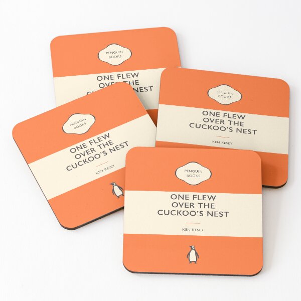 Item preview, One Flew Over the Cuckoo’s Nest Ken Kesey Penguin Book Cover designed and sold by iconikit.