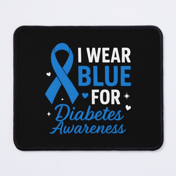 Item preview, I Wear Blue For Diabetes Awareness Support designed and sold by MatthewConer.