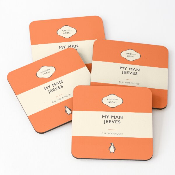 Item preview, My Man Jeeves P. G. Wodehouse Penguin Book Cover designed and sold by iconikit.