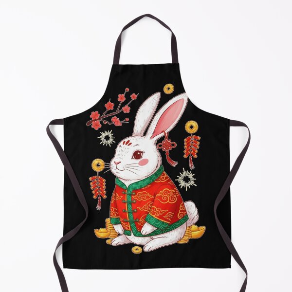 Item preview, Auspicious Lunar Rabbit designed and sold by ZodiacWonders.