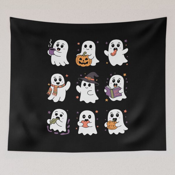 Item preview, Read Books Spooky Teacher Halloween Cute Ghost Reading Book Comfort Colors Adult Heavyweight-Photoroom  designed and sold by HuValverdeArt.