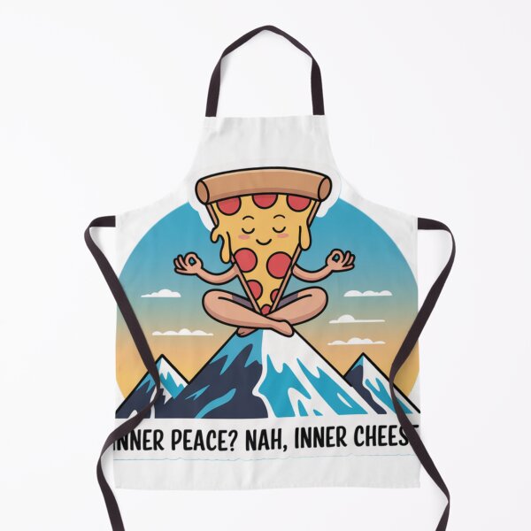Item preview, Inner Cheese – Funny Pizza Meditation T-Shirt designed and sold by ChiragMathers.