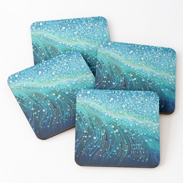 Item preview, Aboriginal Inspired Dot Art - Seascapes designed and sold by GrinGalore.