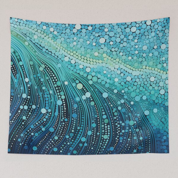 Item preview, Aboriginal Inspired Dot Art - Seascapes designed and sold by GrinGalore.