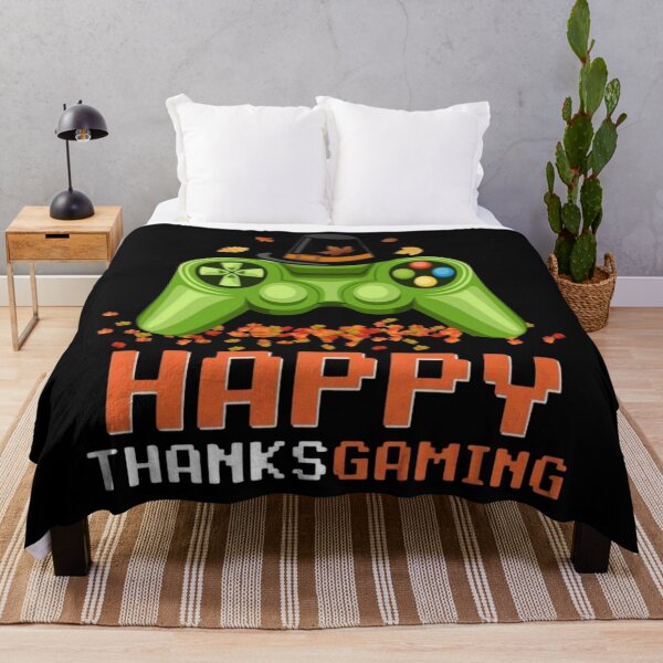 Item preview, Happy Thanks Gaming Thanksgiving Holiday Celebration for Gamers designed and sold by MakersFolly.