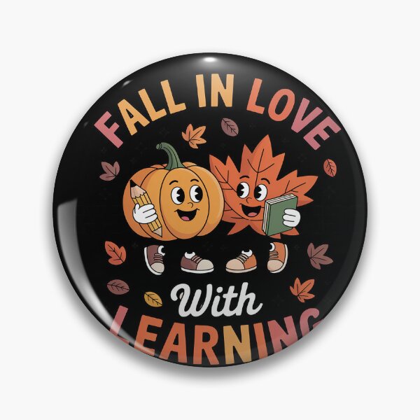 Item preview, Fall In Love With Learning Autumn Pumpkin Teacher-Photoroom  designed and sold by HuValverdeArt.
