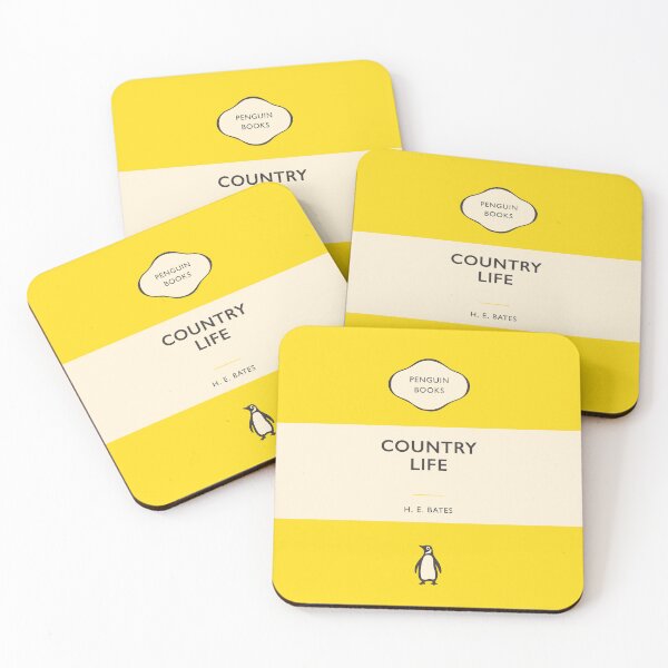 Item preview, Country Life H. E. Bates Penguin Book Cover designed and sold by iconikit.