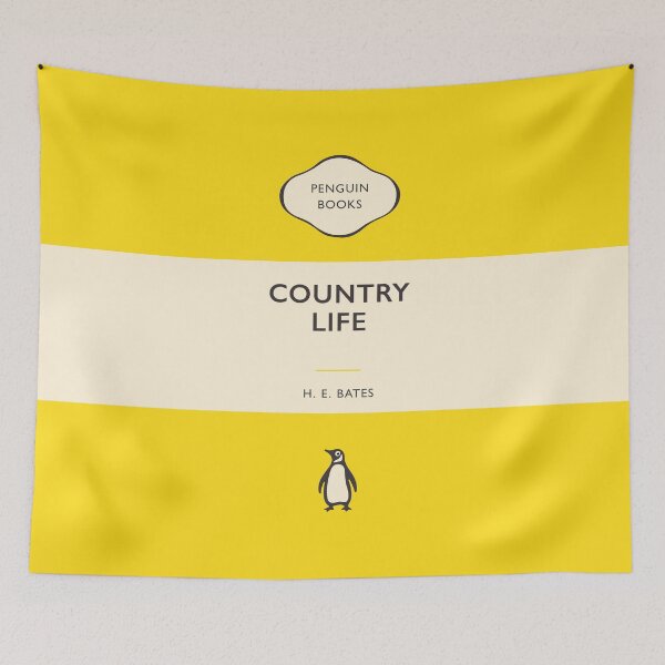 Item preview, Country Life H. E. Bates Penguin Book Cover designed and sold by iconikit.