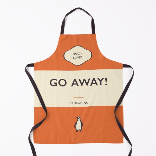 Item preview, Go Away, I'm Reading Penguin Book Cover designed and sold by iconikit.