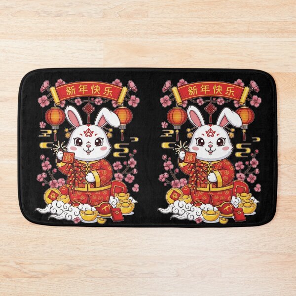 Item preview, Cute Lunar New Year Rabbit designed and sold by ZodiacWonders.