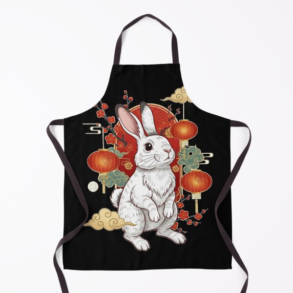 Item preview, Auspicious Lunar Rabbit designed and sold by ZodiacWonders.