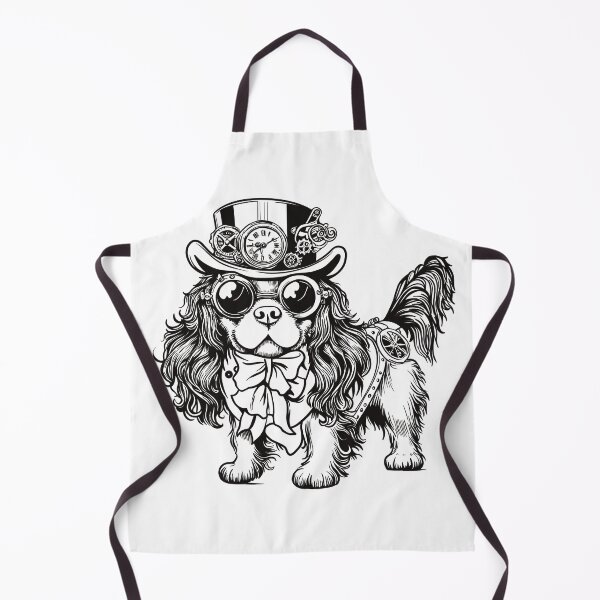 Item preview, Steampunk Spaniel designed and sold by WildLakePatterns.