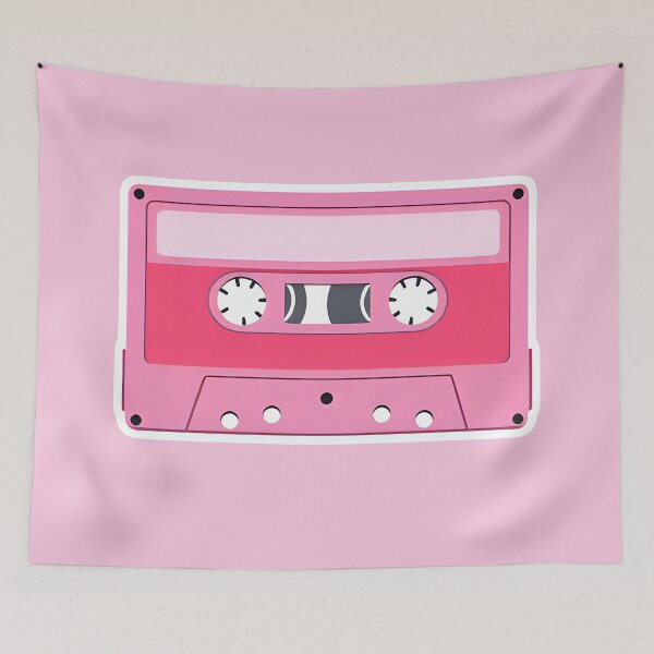 Item preview, Pink Cute Retro Vintage Casette Sticker- cute kawaii style aesthetic designed and sold by MiloOfficial.