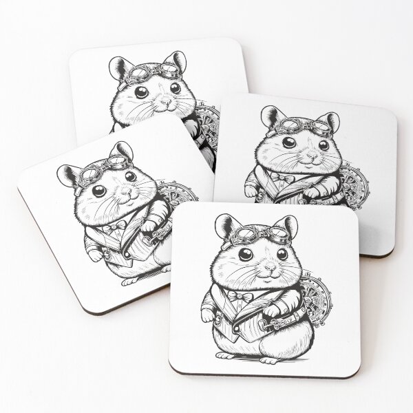 Item preview, Steampunk Hamster designed and sold by WildLakePatterns.