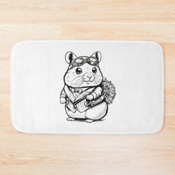 Item preview, Steampunk Hamster designed and sold by WildLakePatterns.