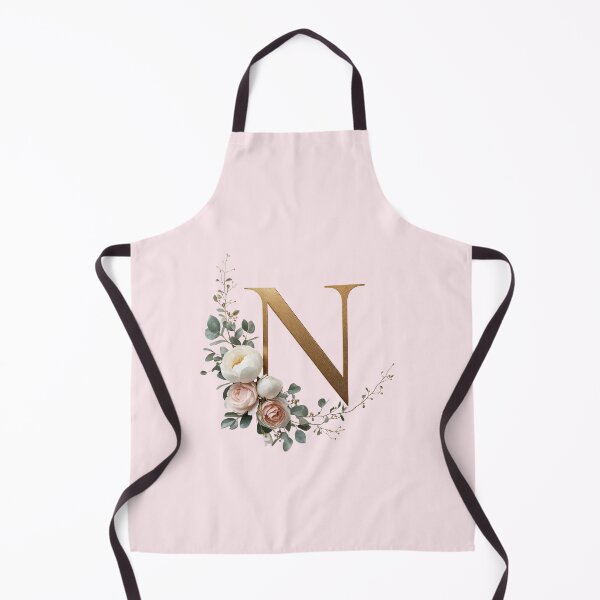 Item preview, Floral Gold Letter N Monogram – Coquette Christian Wall Art, Elegant Blush Rose Initial Print, Faith-Inspired Feminine Gift designed and sold by AmenAlways.