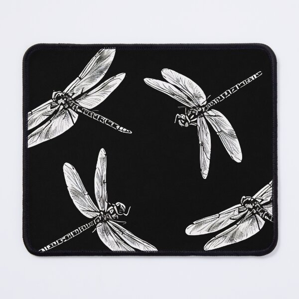 Item preview, Dragonflies in Black and White designed and sold by tomorrowsart.