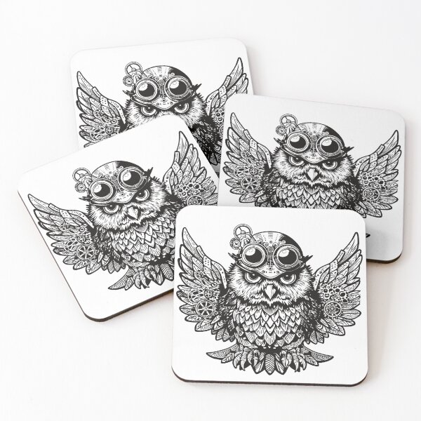 Item preview, Steampunk Owl designed and sold by WildLakePatterns.