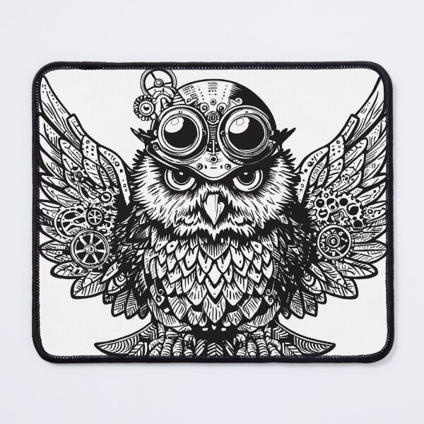 Item preview, Steampunk Owl designed and sold by WildLakePatterns.
