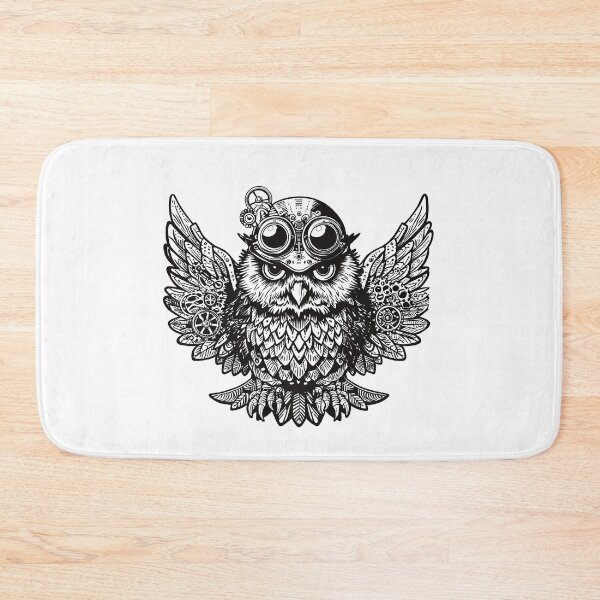 Item preview, Steampunk Owl designed and sold by WildLakePatterns.