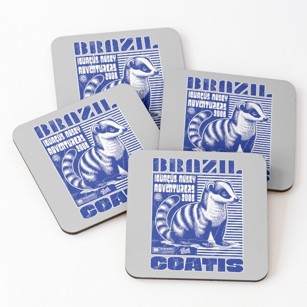 Item preview, Brazil Coatis – Nosey Jungle Adventurers designed and sold by Mafiadonar.