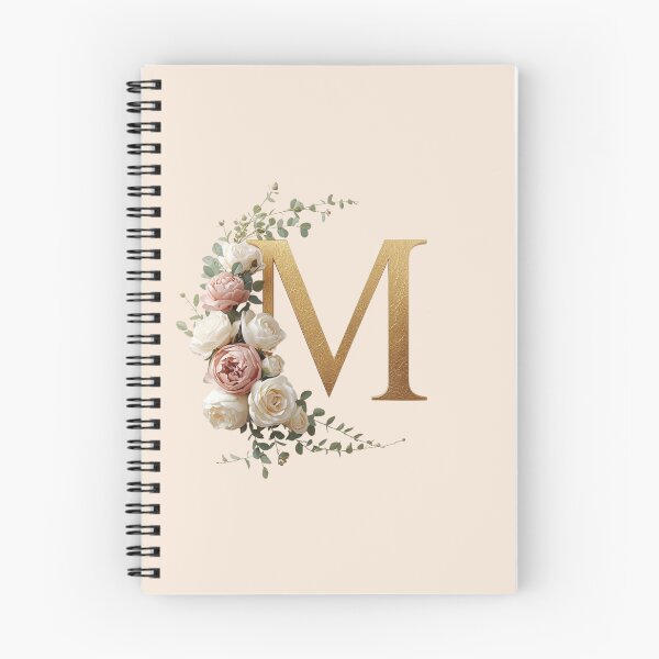 Item preview, Floral Gold Letter M Monogram – Coquette Christian Wall Art, Elegant Blush Rose Initial Print, Faith-Inspired Feminine Gift designed and sold by AmenAlways.