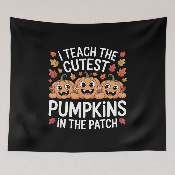 Item preview, Teacher Halloween I Teach the Cutest Pumpkins in the Patch-Photoroom  designed and sold by HuValverdeArt.