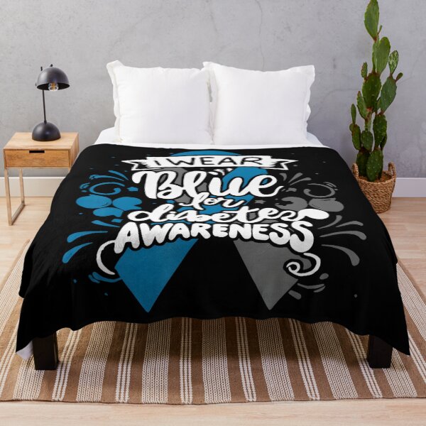 Item preview, I Wear Blue For Diabetes Awareness T1D T2D Diabetes Awarenes designed and sold by MatthewConer.
