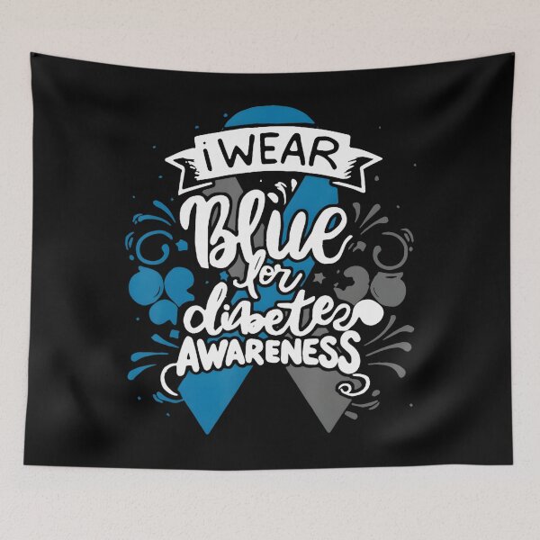 Item preview, I Wear Blue For Diabetes Awareness T1D T2D Diabetes Awarenes designed and sold by MatthewConer.