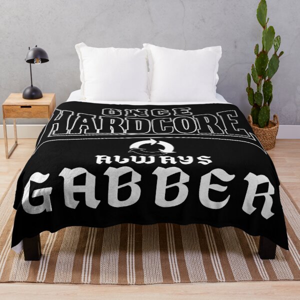 Item preview, Once Hardcore Always Gabber | Retro Rave Techno Music Design designed and sold by DG-ShopLT.