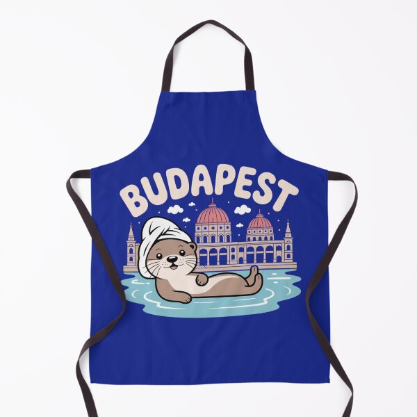 Item preview, Budapest Thermal Bath Otter – Cute Budapest Travel Souvenir designed and sold by Timeless Design.