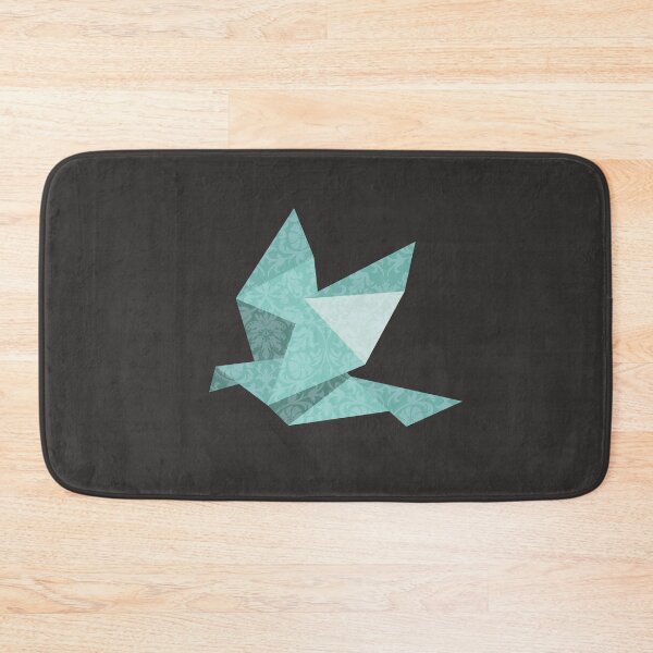 Item preview, Mint Green Origami Bird with Delicate Lace Pattern designed and sold by SKETCHYANDGRAPHIC.