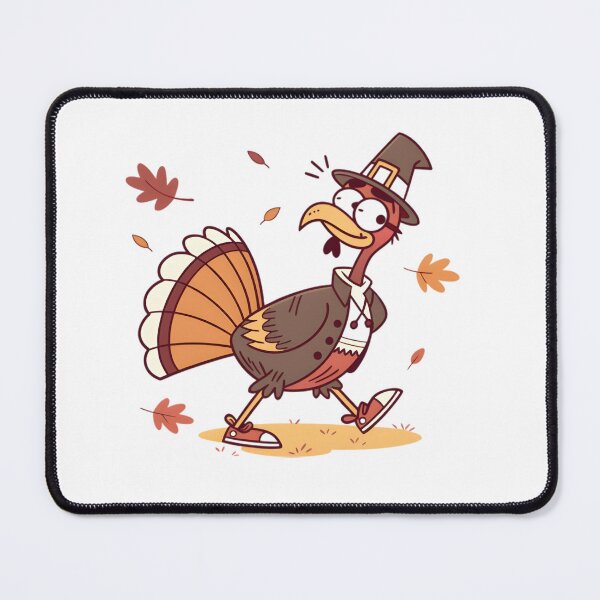 Item preview, Funny Pilgrim Turkey Cartoon designed and sold by DariaOltes.
