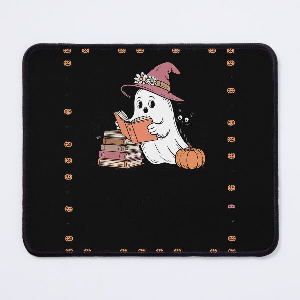 Item preview, TSIIUO Women's Halloween Bookish Cute Ghost Reading Book Teacher Librarian Casual Photoroom designed and sold by HuValverdeArt.
