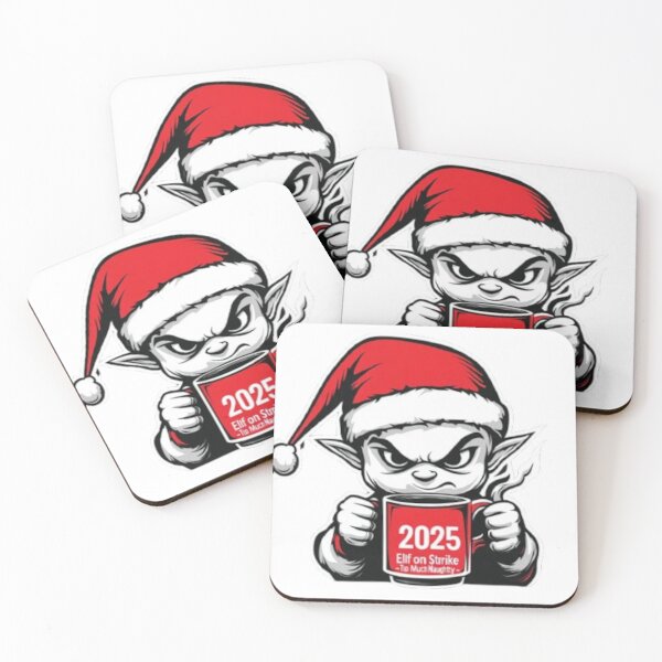Item preview, Elf on Strike 2025: Too Much Naughty! designed and sold by BlueYasmine.