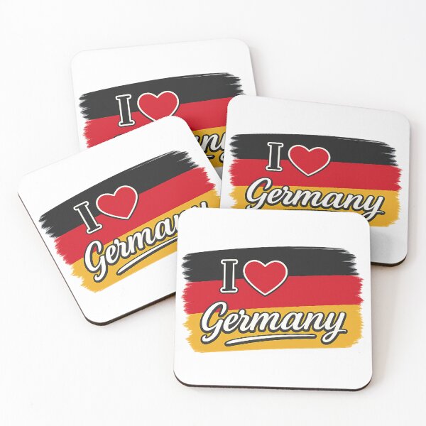 Item preview, I love Germany - Flag designed and sold by RW-Art-Design.